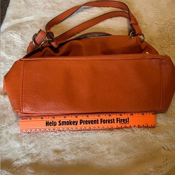 Kate Landry Vibrant Orange Shoulder Bag - Picture 11 of 16